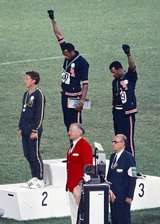 Tommie Smith and John Carlos Ejected from U.S. Olympic Team, October 16, 1968