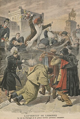 Lisbon Regicide: King Carlos I and Infante Luis Filipe Shot Dead, February 1, 1908