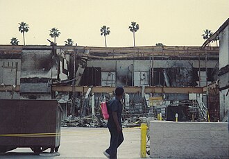 Los Angeles Riots Begin After Rodney King Verdict, April 29, 1992