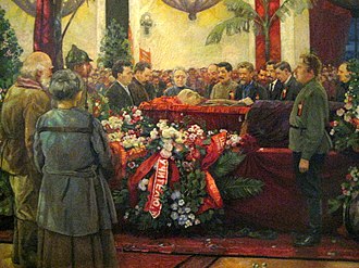 Lenin Body Placed in Mausoleum, January 27, 1924