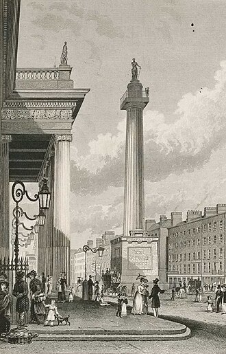 Nelson’s Pillar Bombed in Dublin, Ireland – March 8, 1966