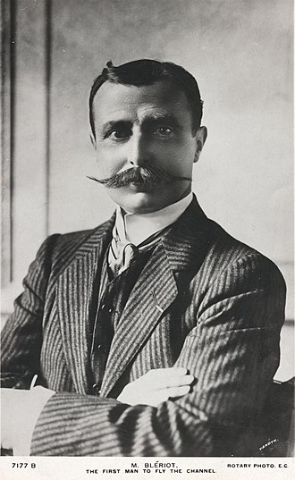 Louis Blériot First English Channel Flight from Calais to Dover, July 25, 1909