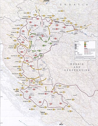 Operation Storm Begins, Croatian War of Independence Battle August 4, 1995