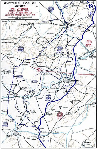 World War I: Battle of the Lys, Portuguese Corps Crushed, April 9, 1918