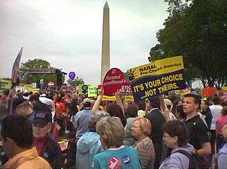 March for Women’s Lives Protests Abortion Ban in Washington D.C. April 25, 2004