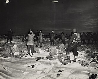 Allied Sledge Patrol Attacks German Bassgeiger Weather Station, April 22, 1944