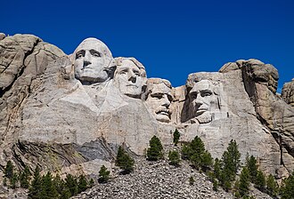 Mount Rushmore Completed After 14 Years of Work, October 31, 1941