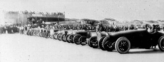 Daytona Beach First Oval Stock Car Race March 8, 1936