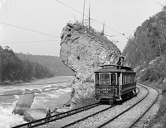 Niagara Gorge Railroad Ceases Operations After Rockslide, September 17, 1935
