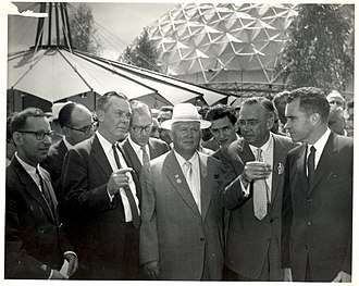 Nixon-Khrushchev Kitchen Debate at American National Exhibition, July 24, 1959