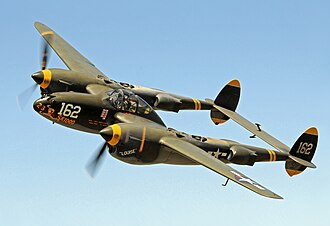 Lockheed P-38 Lightning First Flight, January 27, 1939