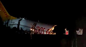 Pegasus Airlines Flight 2193 Runway Crash at Sabiha Gökçen Airport, February 5, 2020
