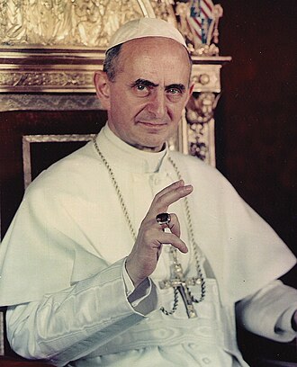 Cardinal Giovanni Battista Montini Elected Pope Paul VI, June 21, 1963