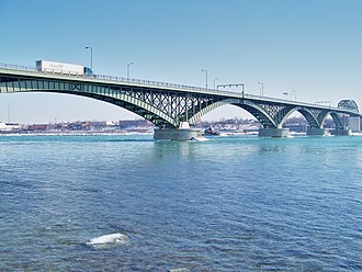 Peace Bridge Opens Between Fort Erie and Buffalo, August 7, 1927