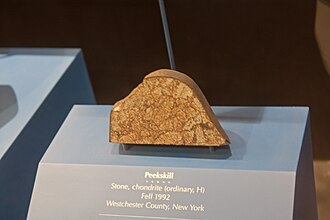 Peekskill Meteorite Crashes Into Parked Car October 9, 1992