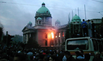 Serbia Mass Demonstrations Force Milošević Resignation, October 5, 2000