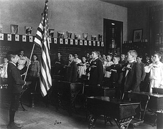 Pledge of Allegiance Formally Adopted by U.S. Congress, June 22, 1942