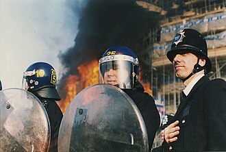 200,000 Protesters Rally in London Against Poll Tax, March 31, 1990