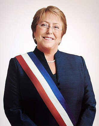 Michelle Bachelet Inaugurated as Chile’s First Female President March 11, 2006
