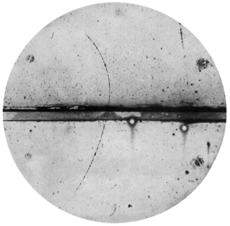 Positron Discovered by Carl D. Anderson, August 2, 1932