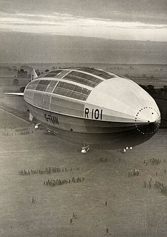 British Airship R101 Crashes in France, Killing 48 People, October 5, 1930