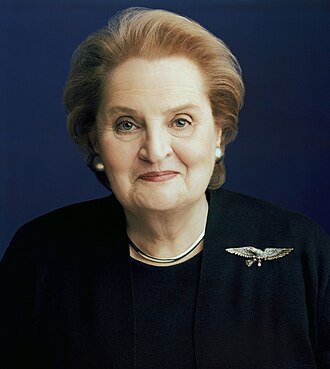 Madeleine Albright First Woman U.S. Secretary of State January 23, 1997