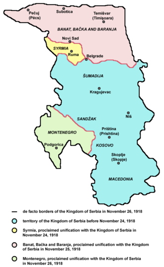 Podgorica Assembly Votes for Union with Serbia, November 26, 1918
