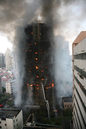 Shanghai High-Rise Apartment Fire Kills 58, November 15, 2010
