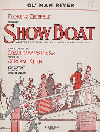 Show Boat Opens on Broadway at Ziegfeld Theatre, December 27, 1927