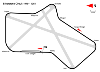 Inaugural Formula One World Championship Race at Silverstone May 13, 1950