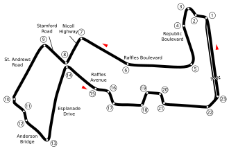 Singapore Grand Prix Inaugural Night Race and Crash Scandal, September 28, 2008