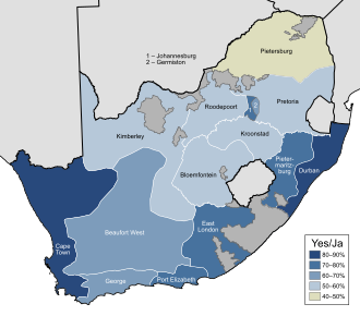 South Africa Apartheid Referendum Passes, March 17, 1992