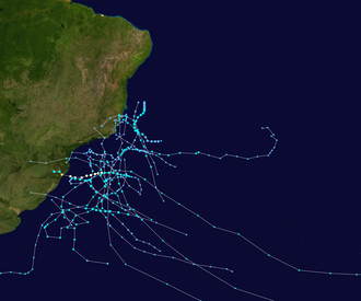 Rare South Atlantic Tropical Storm Near Angola First Satellite-Documented, April 10, 1991