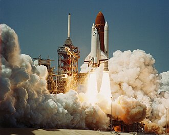First Space Shuttle Spacewalk by Musgrave and Peterson, April 7, 1983