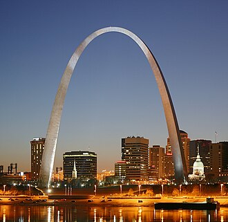 Gateway Arch Construction Begins in St. Louis February 12, 1963