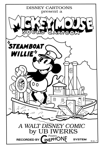 Disney Steamboat Willie and Original Mickey Mouse Enter Public Domain January 1, 2024