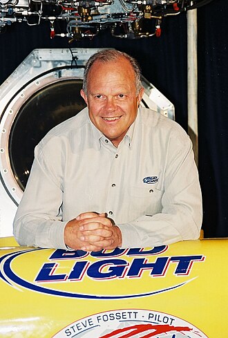 Steve Fossett First Solo Balloon Pacific Crossing Lands in Leader, Saskatchewan, February 21, 1995
