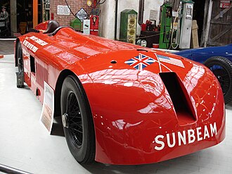 Sunbeam 1000hp Breaks Land Speed Record at Daytona Beach March 29, 1927