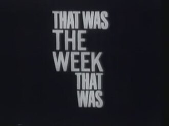 That Was the Week That Was Premieres on TV, November 24, 1962