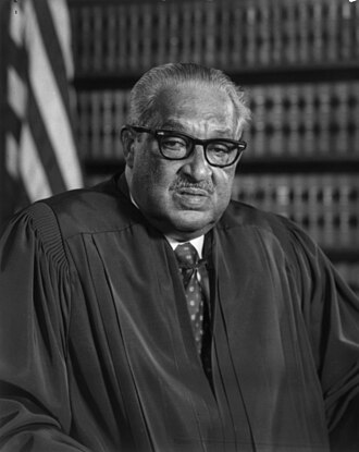 Thurgood Marshall Sworn In as First African-American Supreme Court Justice, October 2, 1967
