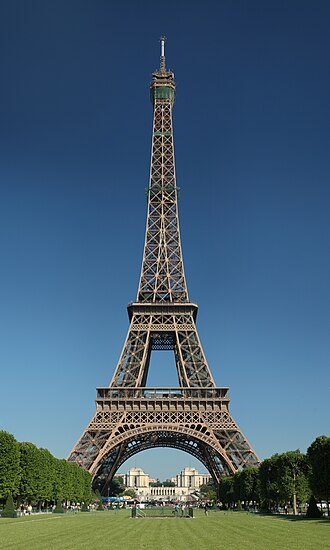 Eiffel Tower Fire Damages Top Section, January 3, 1956