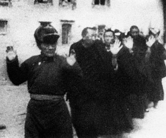 Tibetan Uprising: Tibetans Protect Dalai Lama from Chinese Abduction, March 10, 1959