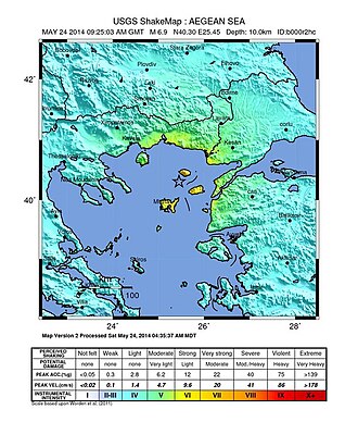 6.4 Magnitude Aegean Sea Earthquake Injures 324 May 24, 2014