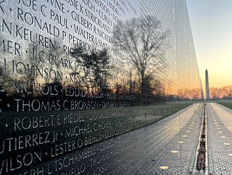 Vietnam Veterans Memorial Groundbreaking Ceremony in Washington, D.C. March 26, 1982