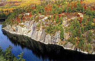 Voyageurs National Park Established by U.S. Congress, April 8, 1975