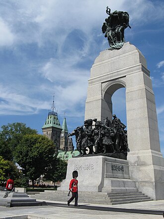 Canadian National War Memorial Unveiled by King George VI, Queen Elizabeth, May 21, 1939