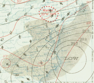 Knickerbocker Storm Theatre Roof Collapse Disaster, January 28, 1922