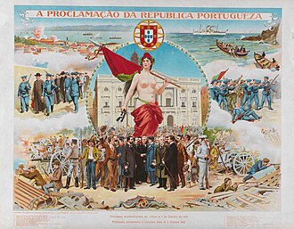 Portuguese Monarchy Overthrown, Republic Declared October 5, 1910