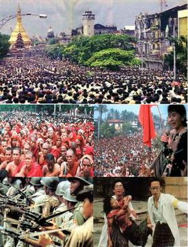 8888 Uprising Begins in Burma: Nationwide Protests Against Regime, August 8, 1988