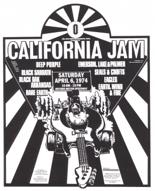 California Jam Festival Debuts at Ontario Motor Speedway April 6, 1974